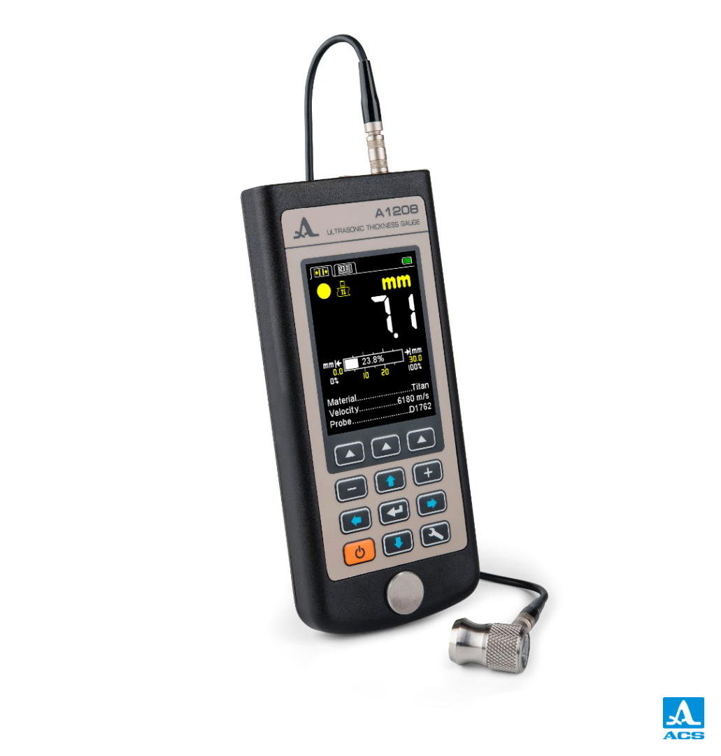 Frost-proof ultrasonic thickness gauge